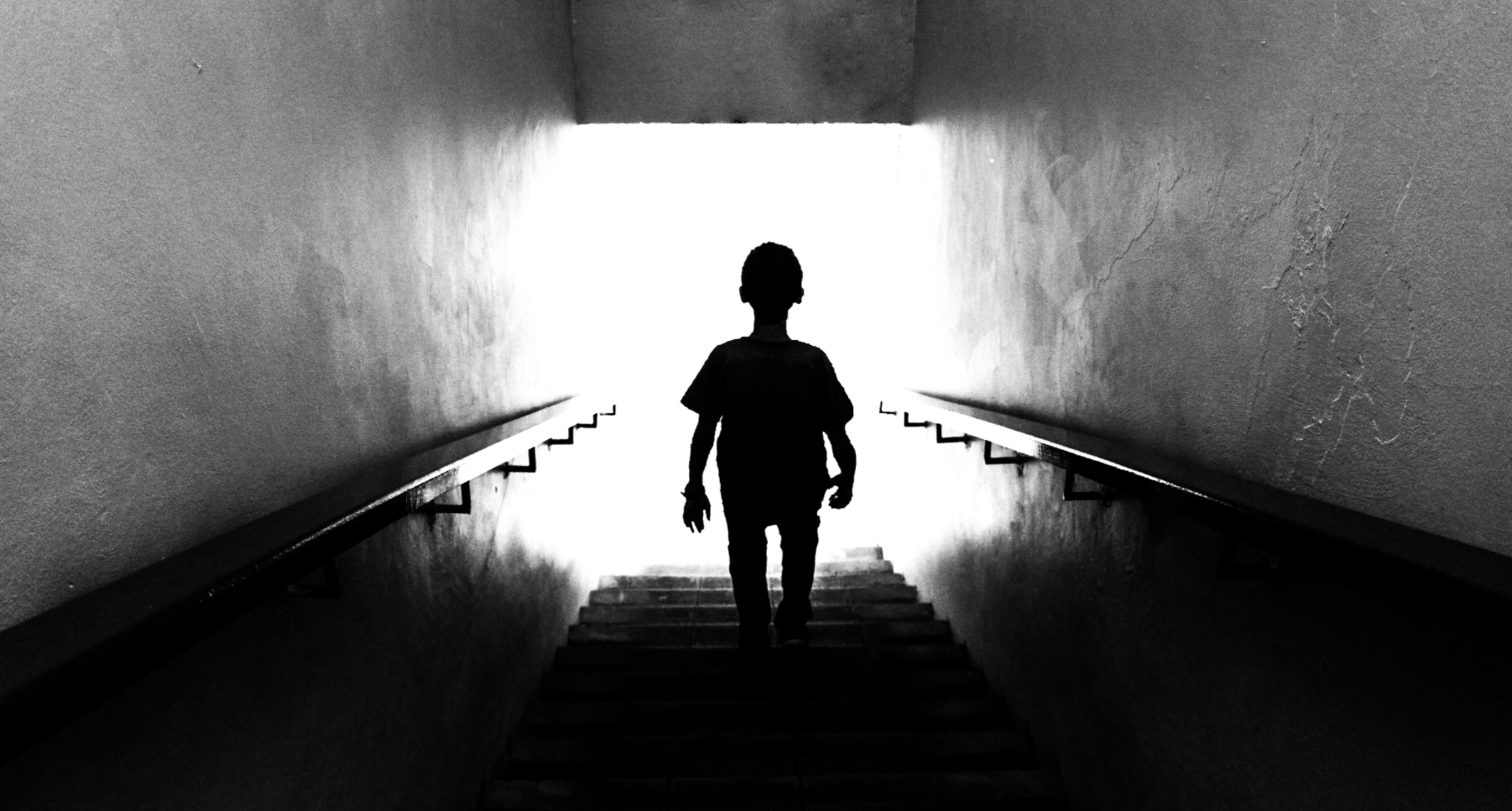 over the step